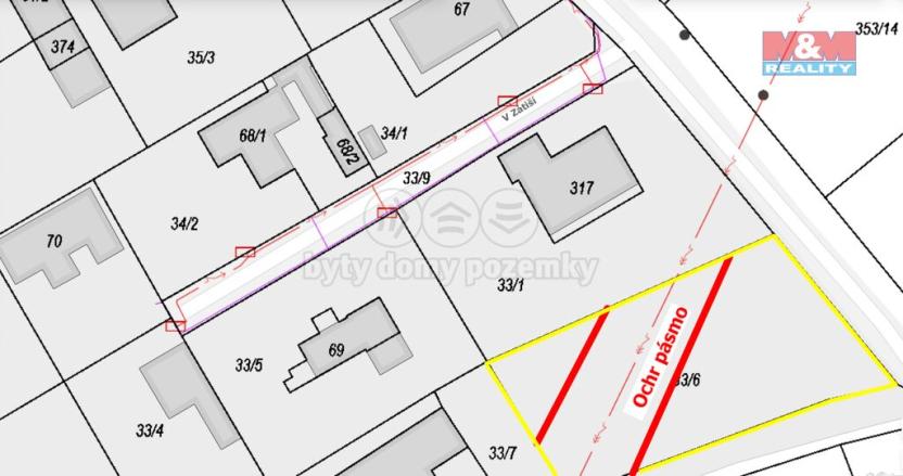 Prodej pozemku pro bydlení, Vonoklasy, 1045 m2