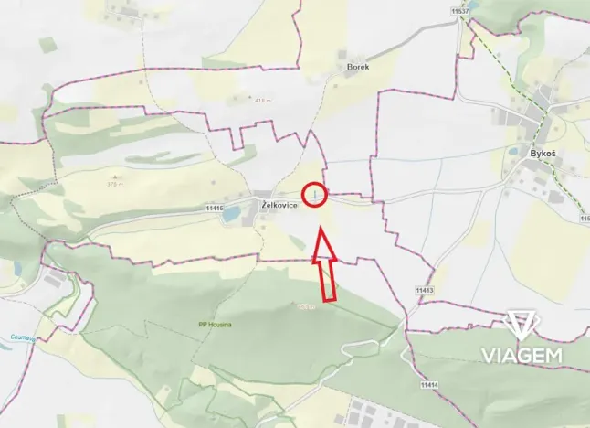 Prodej podílu pozemku pro bydlení, Libomyšl, 110 m2