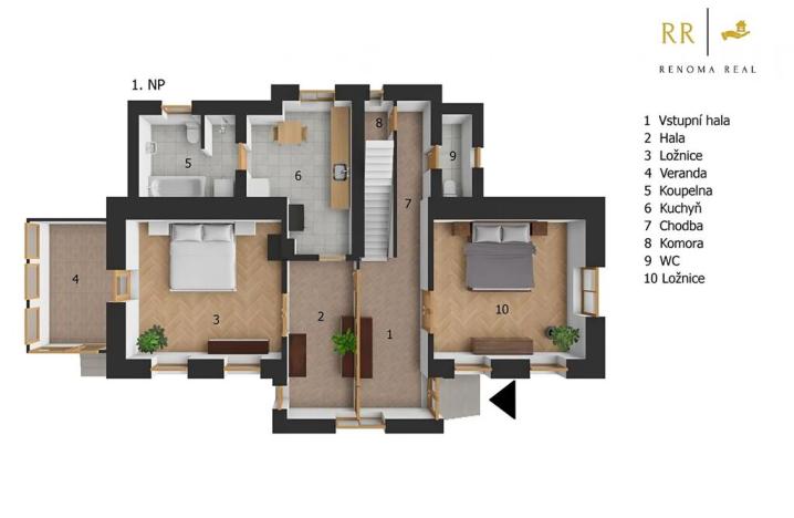 Prodej vily, Vranov nad Dyjí, Zadní Hamry, 307 m2