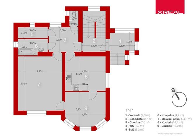 Prodej vily, Strančice, 302 m2