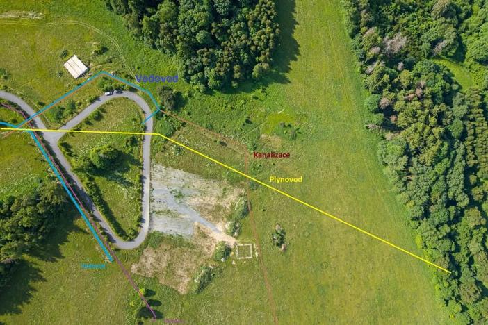 Prodej komerčního pozemku, Václavov u Bruntálu, 1179 m2