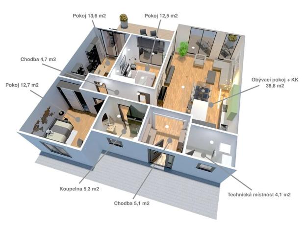 Prodej rodinného domu, Jizerní Vtelno, 98 m2