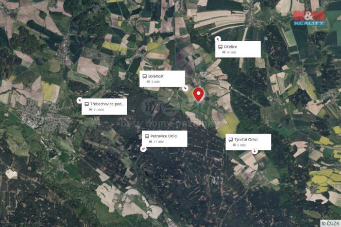 Prodej louky, Bolehošť, 2000 m2