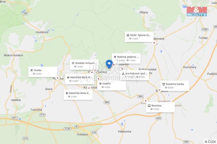 Prodej pozemku pro bydlení, Viničné Šumice, 3276 m2