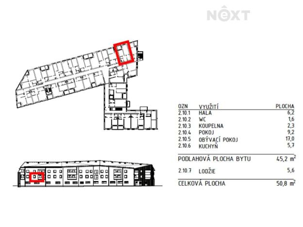 Prodej bytu 2+1, Vrchlabí, Horská, 45 m2