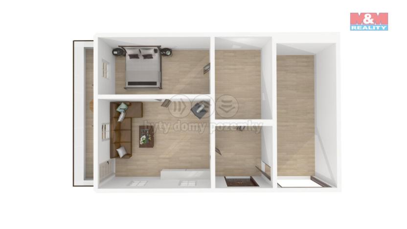 Prodej rodinného domu, Kolinec - Mlázovy, 55 m2