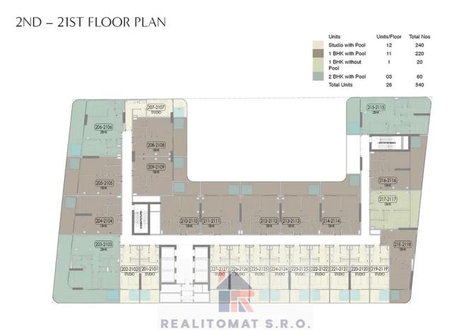 Prodej bytu 1+kk, Dubaj, Spojené arabské emiráty, 40 m2