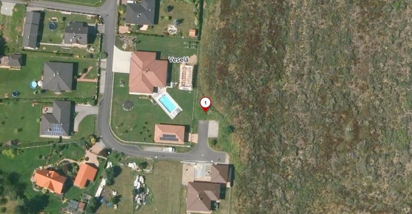 Prodej pozemku pro bydlení, Veselá, 845 m2