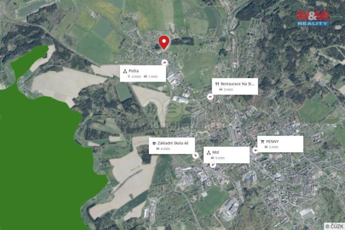 Prodej pozemku pro bydlení, Krásná, 1000 m2