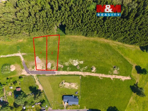 Prodej pozemku pro bydlení, Krásná, 1000 m2