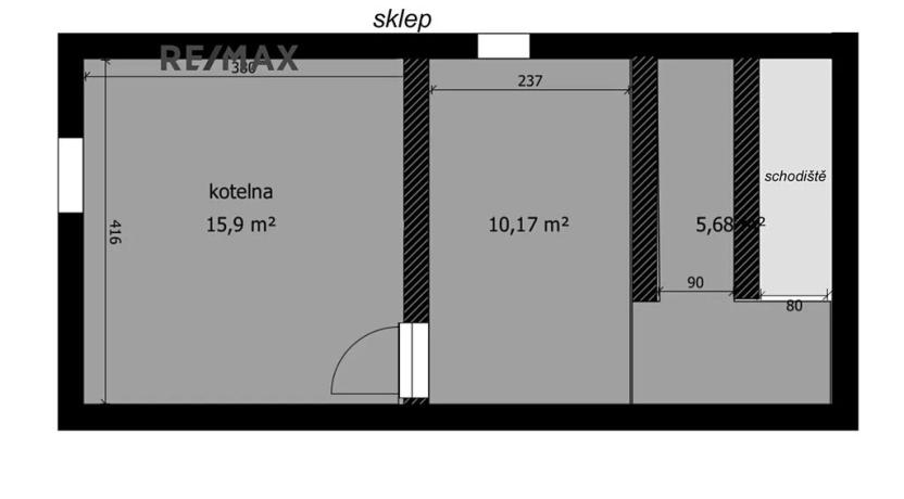 Prodej rodinného domu, Starý Kolín, B. Němcové, 87 m2