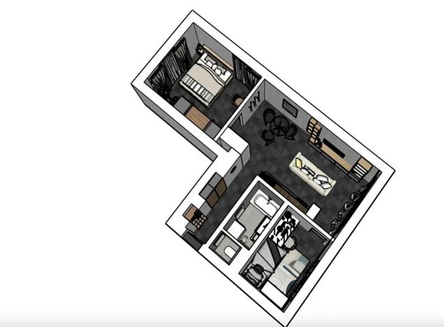 Prodej bytu 3+kk, Praha - Vokovice, Alžírská, 53 m2