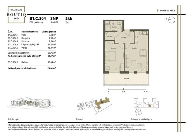 Prodej bytu 2+kk, Praha - Dolní Měcholupy, Kutnohorská, 63 m2