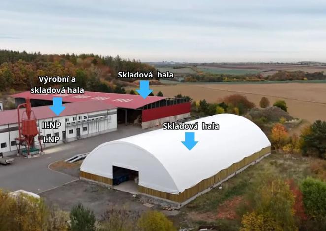 Pronájem výrobních prostor, Tachlovice, Karlštejnská, 28800 m2