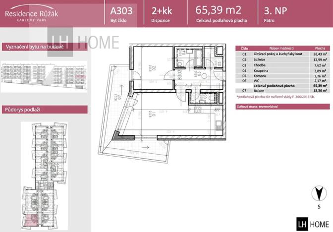 Prodej bytu 2+kk, Karlovy Vary, 65 m2