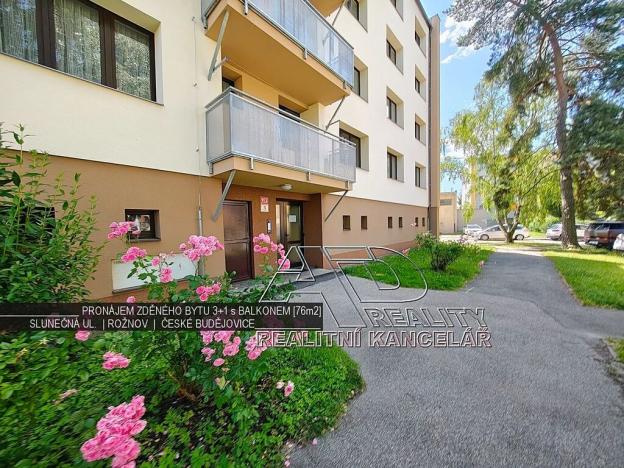 Pronájem bytu 3+1, České Budějovice, Slunečná, 66 m2