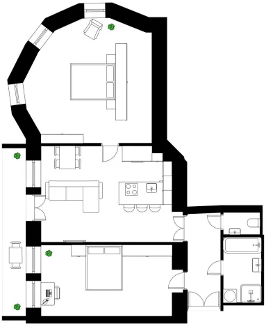 Prodej bytu 3+kk, Praha - Vršovice, Norská, 93 m2