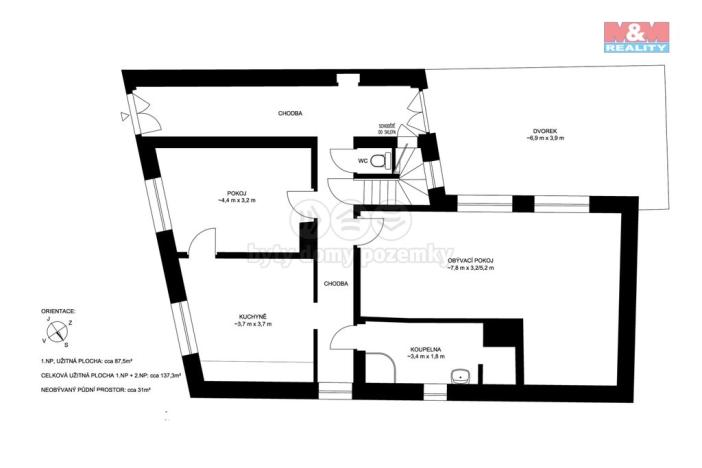 Prodej rodinného domu, Mladá Vožice, Třída Václava Vaniše, 175 m2