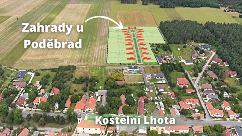 Prodej pozemku pro bydlení, Kostelní Lhota, 1324 m2