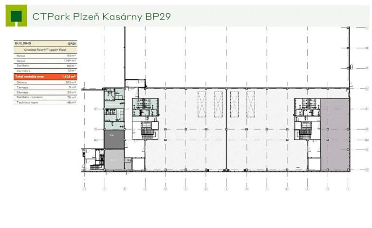 Pronájem obchodního prostoru, Plzeň, Folmavská, 1423 m2