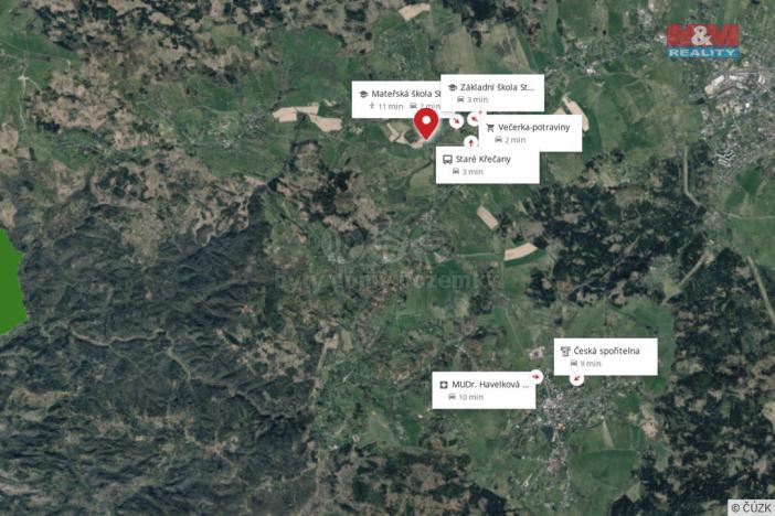 Prodej pozemku pro bydlení, Staré Křečany, 1477 m2