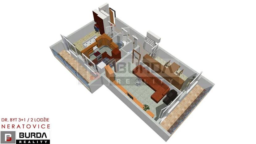 Prodej bytu 3+1, Neratovice, Na Skalkách, 81 m2