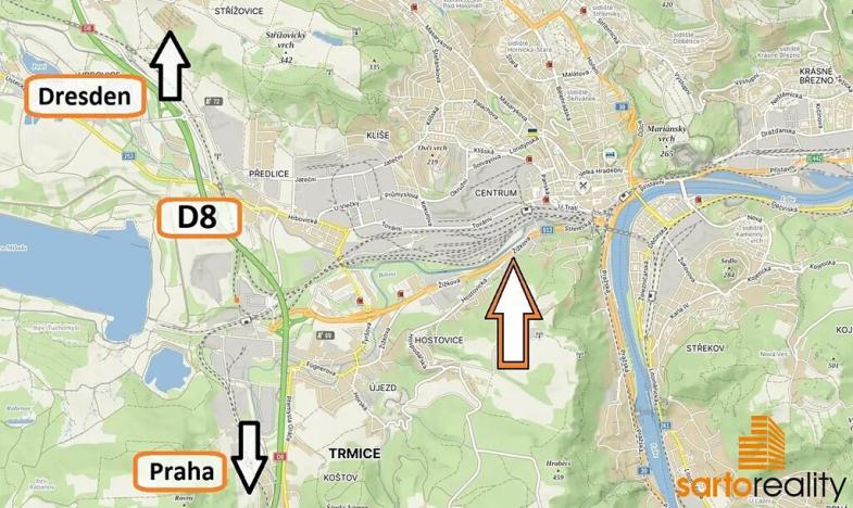 Pronájem obchodního prostoru, Ústí nad Labem, Žižkova, 360 m2