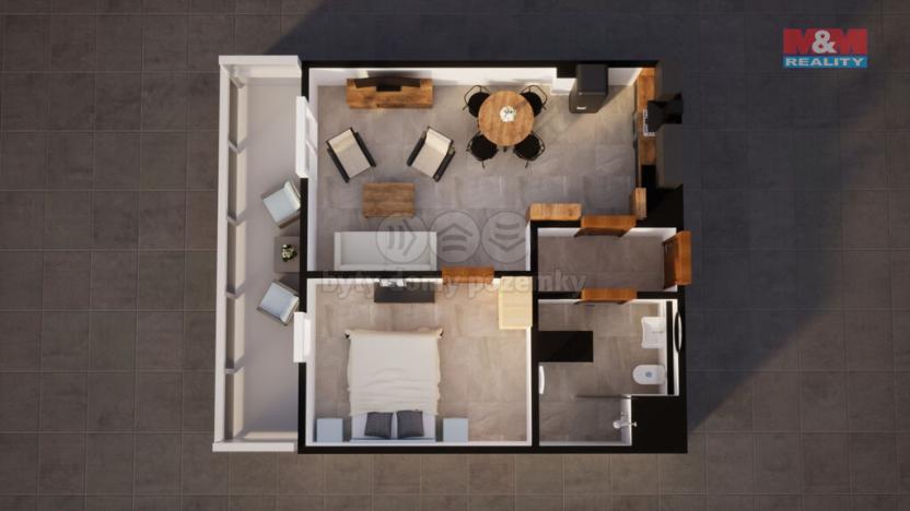 Prodej bytu 2+kk, Teplice, Novoveská, 51 m2