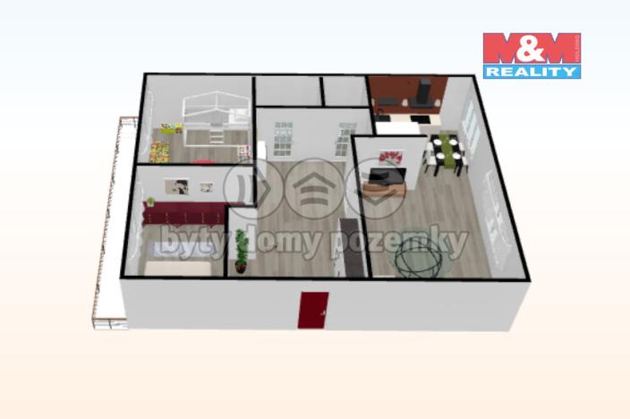 Prodej bytu 3+1, Most, Františka Malíka, 68 m2