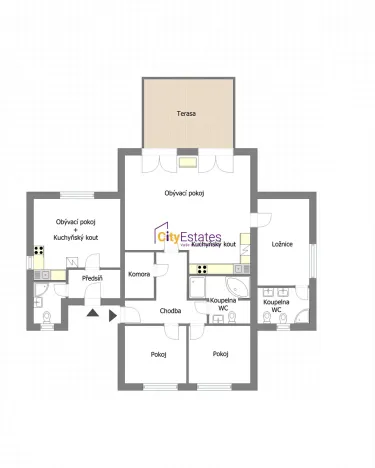 Prodej rodinného domu, Mělník, Luční, 186 m2