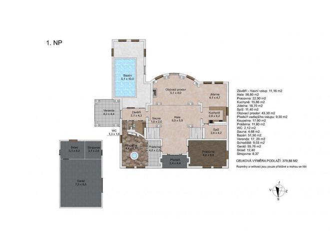 Prodej rodinného domu, Žatec - Bezděkov, 697 m2