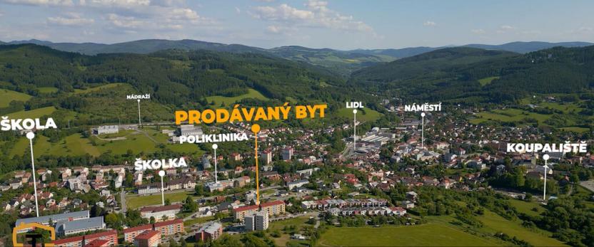 Prodej bytu 4+1, Valašské Klobouky, Luční, 86 m2