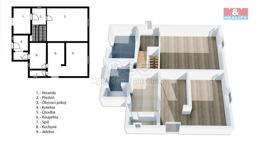 Prodej rodinného domu, Vítězná - Komárov, 128 m2