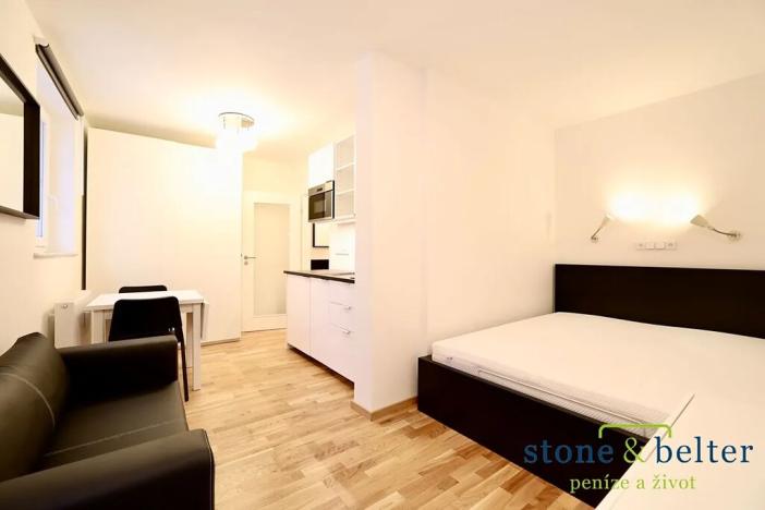 Pronájem bytu 1+kk, Praha - Vysočany, U Lidového domu, 22 m2
