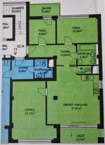 Prodej bytu 4+kk, Pardubice, 93 m2