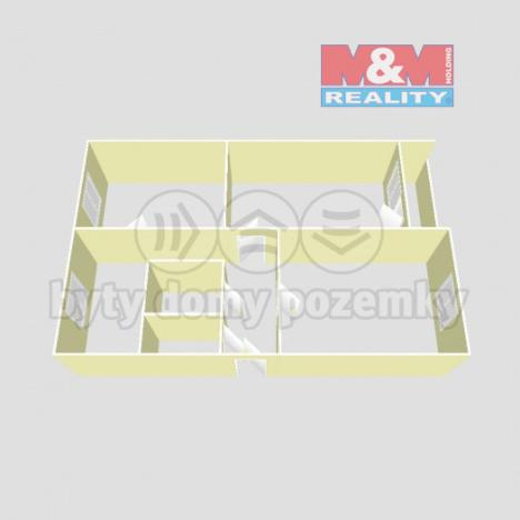 Prodej bytu 3+1, Praha - Záběhlice, Přesličková, 72 m2