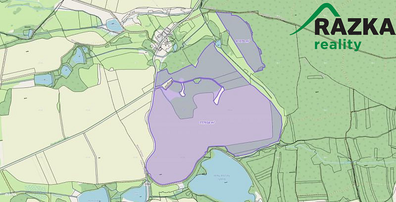 Prodej pole, Ctiboř, 859004 m2