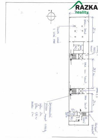 Pronájem skladu, Tachov, Školní, 1200 m2