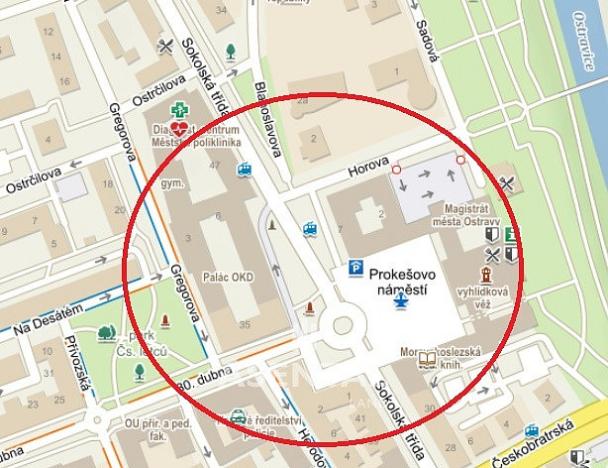 Pronájem komerční, Ostrava - Moravská Ostrava, Prokešovo náměstí, 13 m2