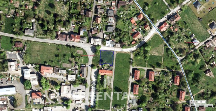 Prodej komerčního pozemku, Petřvald, Rychvaldská, 972 m2