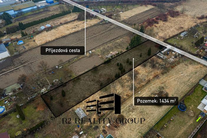 Prodej pozemku, Olomouc, 1434 m2