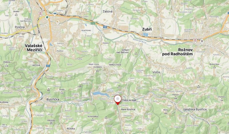 Prodej pozemku, Malá Bystřice, 933 m2