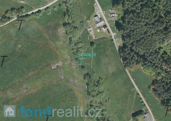 Prodej pozemku, Vyšší Brod, 919 m2