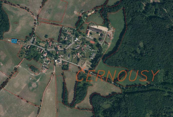 Prodej pozemku, Černousy, 566 m2