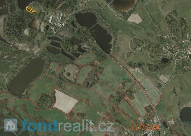 Prodej pozemku, Chlum u Třeboně - Lutová, 6727 m2