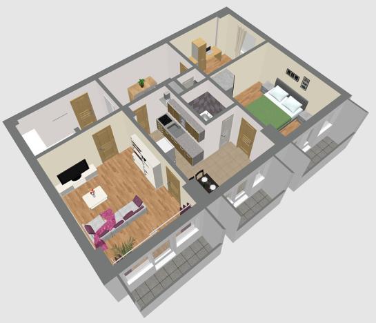 Pronájem bytu 3+1, Most, M. G. Dobnera, 63 m2