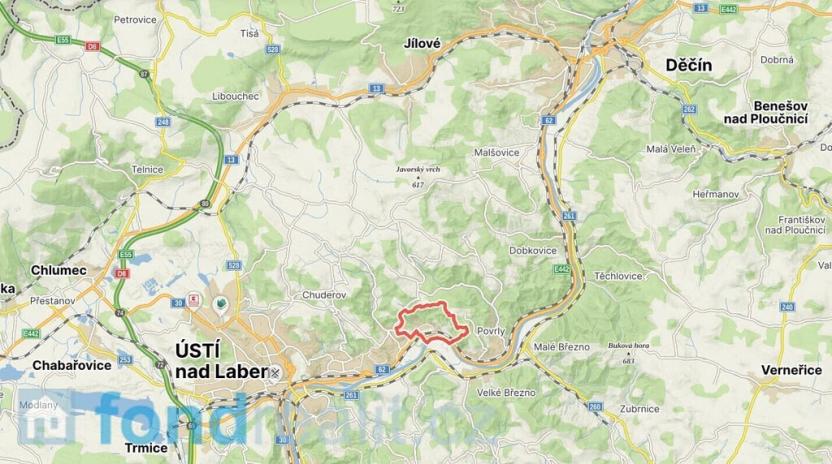 Prodej pozemku, Ústí nad Labem, 1346 m2