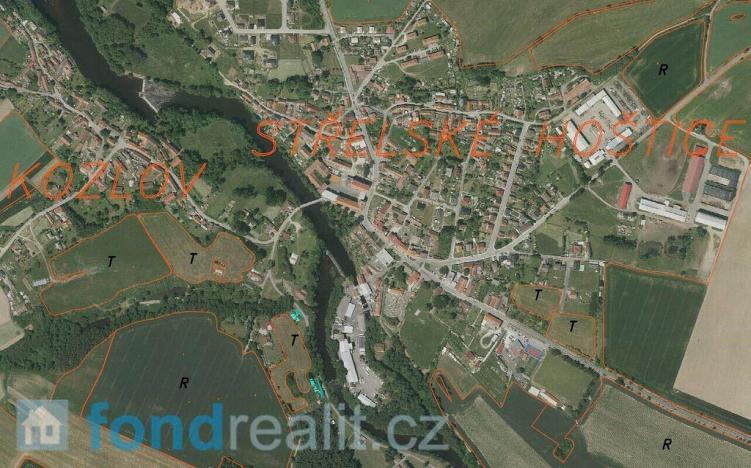 Prodej pozemku, Střelské Hoštice - Kozlov, 94 m2