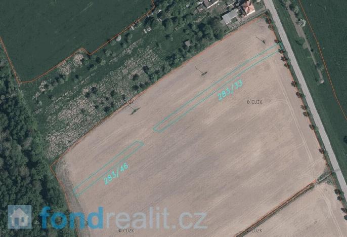 Prodej pozemku, Zahájí, 1591 m2