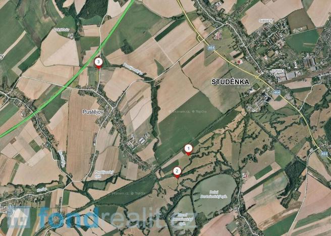 Prodej pozemku, Pustějov, 9886 m2